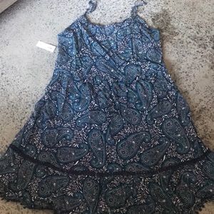 NWT blue paisley dress
